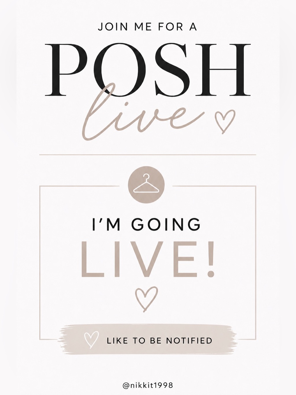 LIVE SHOW NOTIFICATION 🩷